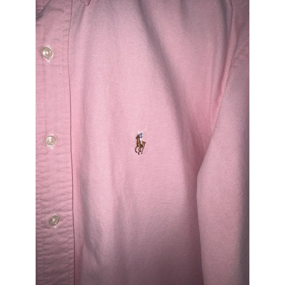 Men's Sz L Ralph Lauren Long Sleeve Button Down Blake Shirts Pony Lot of 3